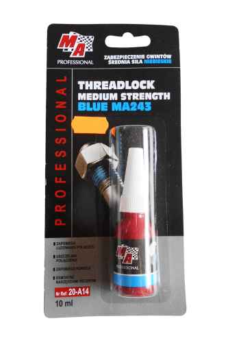 Klej do gwintów średni niebieski zrywalny narzędzia ręczne Moje Auto CW 20-A14